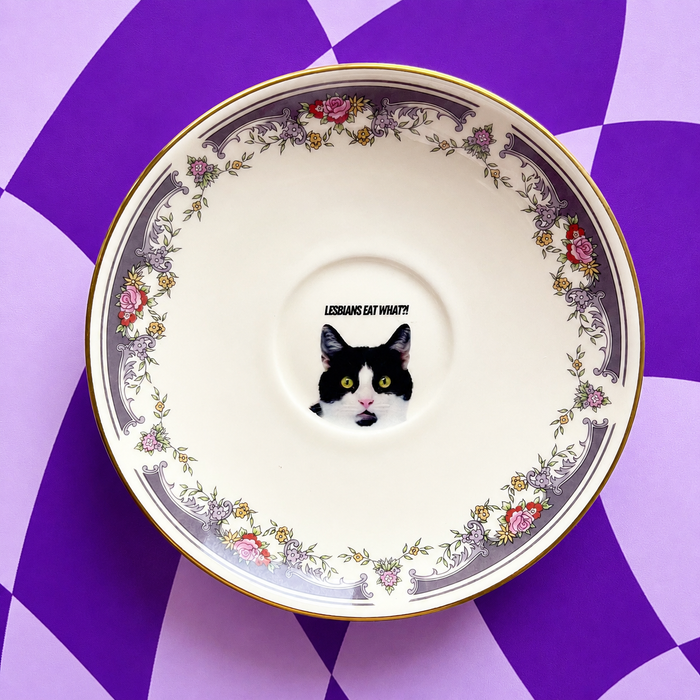 Lesbians Eat What Trinket Dish 6"