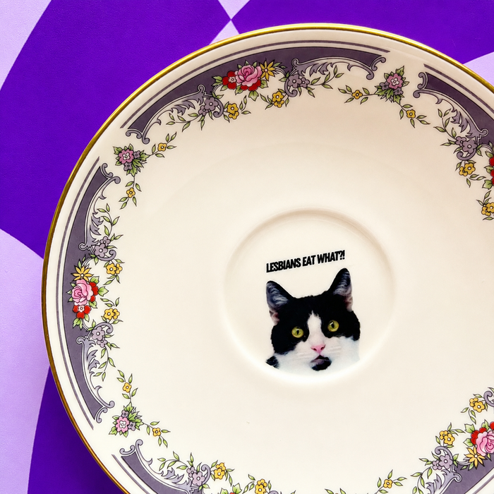 Lesbians Eat What Trinket Dish 6"