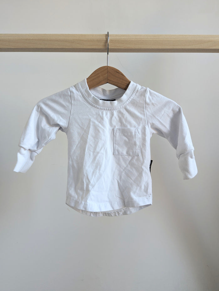 Little Bipsy Long Sleeve Pocket T-Shirt (0-3M)