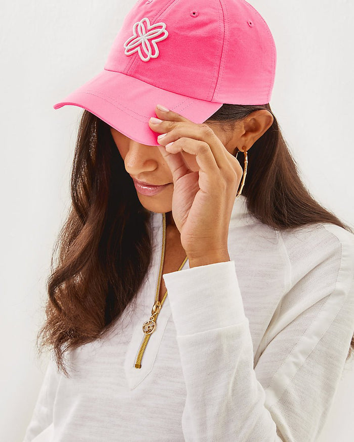 Logo Run Around Hat - Rousseau Pink