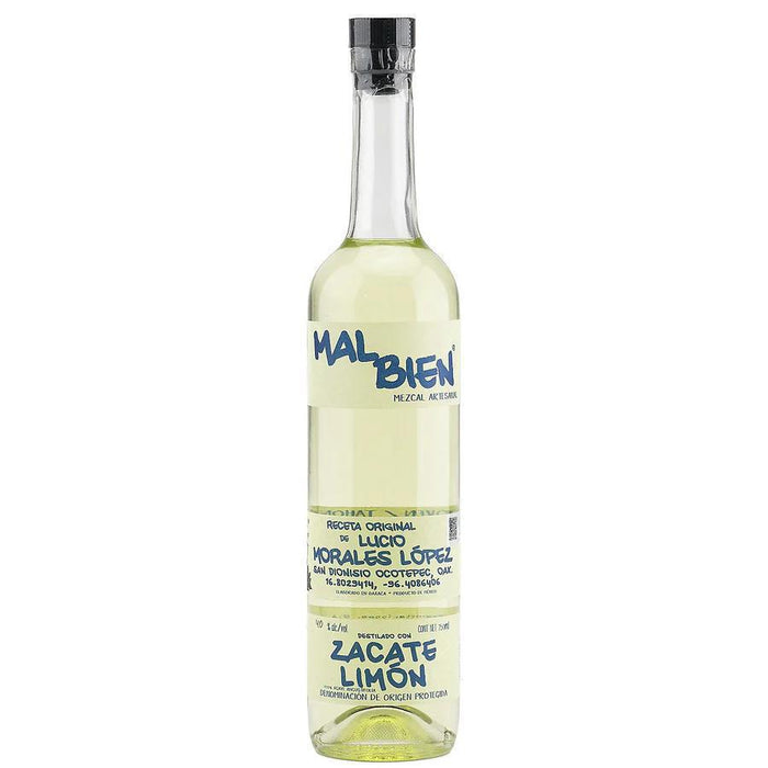 Mal Bien Zacate Limon (Lucio Morales Lopez) Mezcal Artesanal with Lemongrass - 750ml