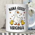 Mama Goose Personalized Mug, Mother Gift With Custom Name Personalized Ceramic Mug OrnamentallyYou 12oz Mug Customized