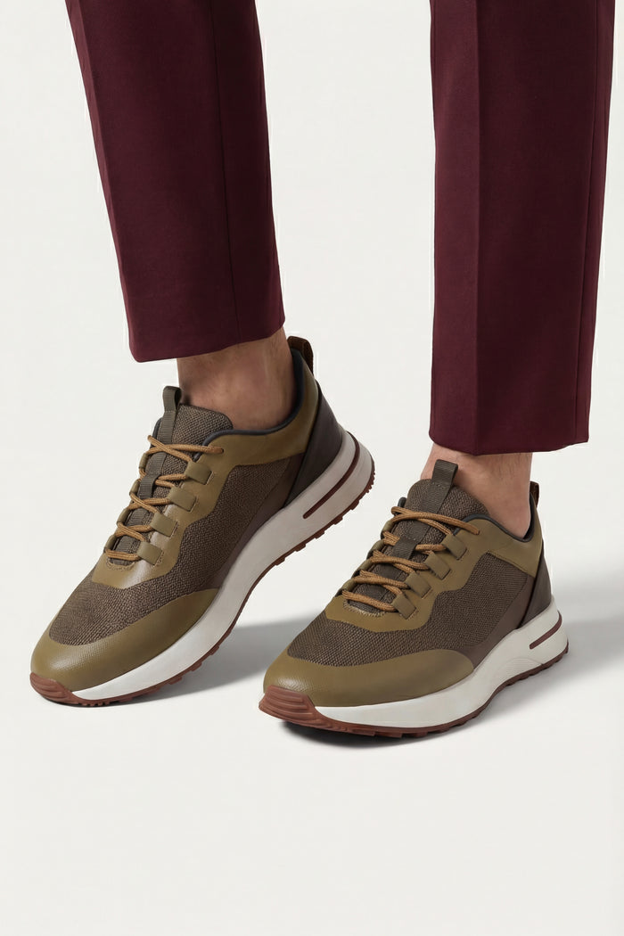 Maretti Sneaker Olive Brown