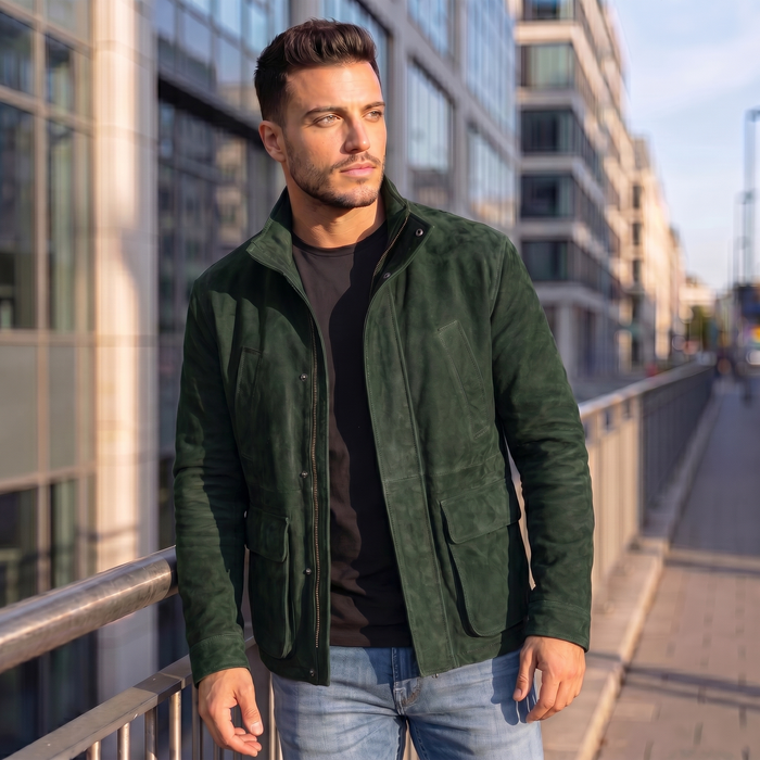 XS / Green / Suede