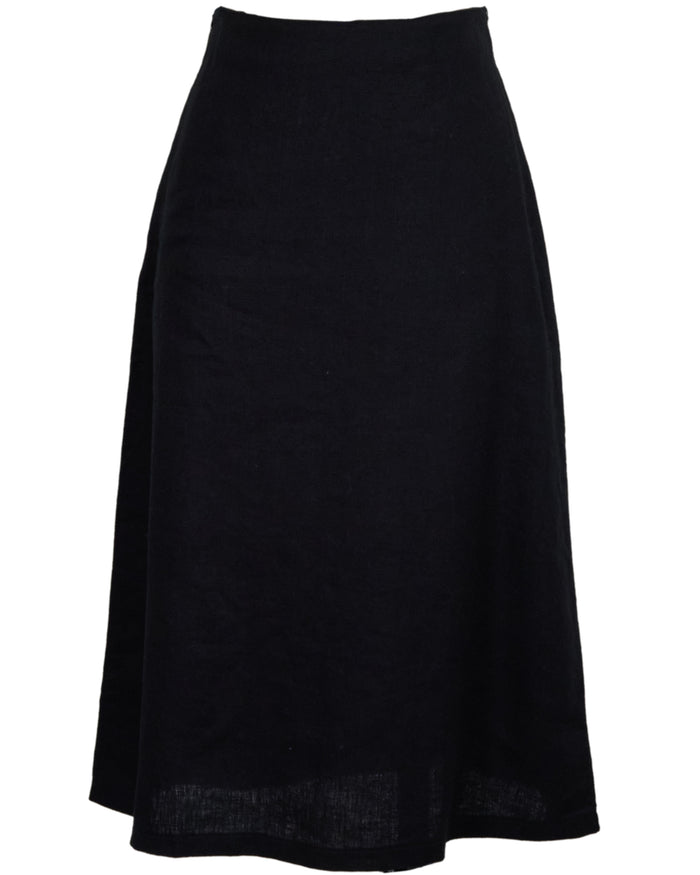 MARNI BLACK WOMENS MIDI SKIRT