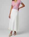 MARNI WHITE WOMENS MIDI SKIRT