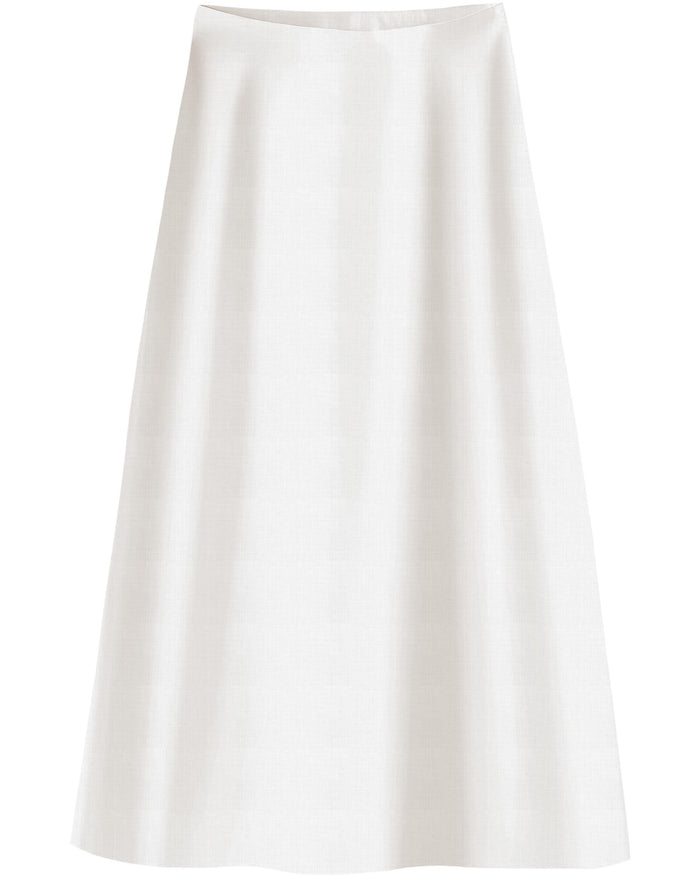 MARNI WHITE WOMENS MIDI SKIRT