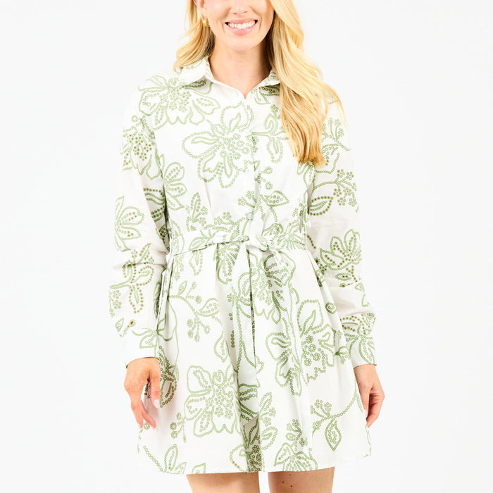 Mary Square Sarah Lacecap White Dress