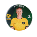 Matildas Player Badge Aivi Luik (FAMATILDASBADGELUIK) Licensed Misc Trofe