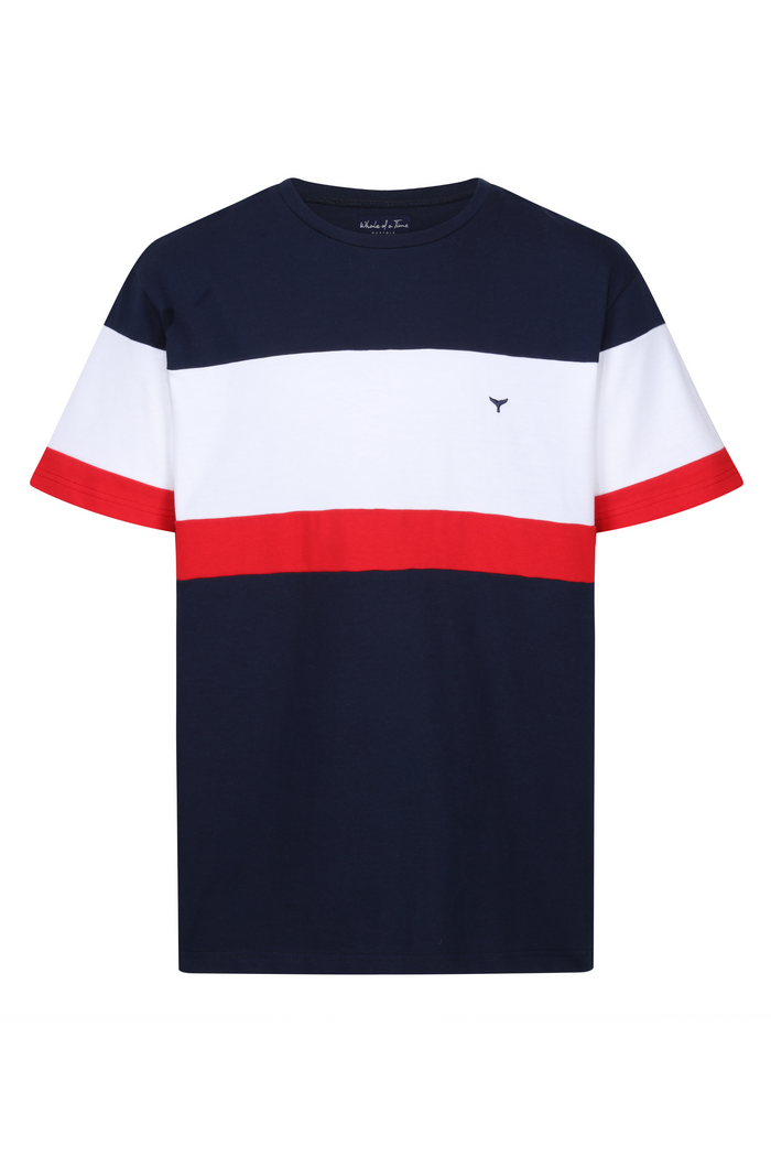 Men's Mawcombe T-Shirt - Navy - Whale Of A Time Clothing