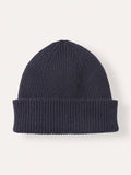Men's Lambswool Minimal Rib Beanie