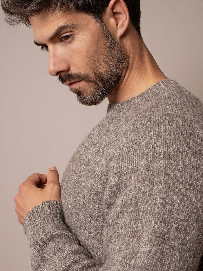 Men's Saddle Shoulder Stitch Detail Jumper