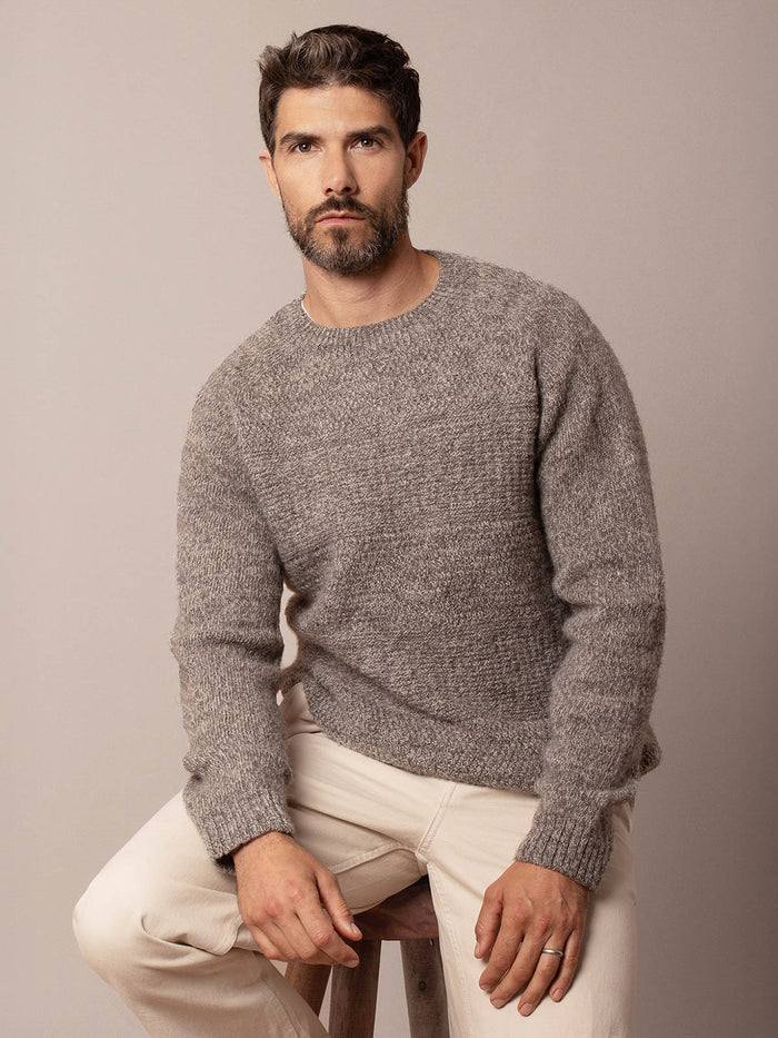 Men's Saddle Shoulder Stitch Detail Jumper