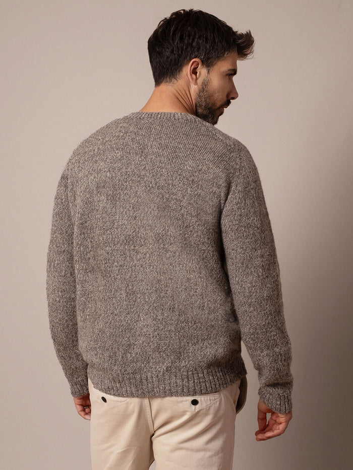 Men's Saddle Shoulder Stitch Detail Jumper