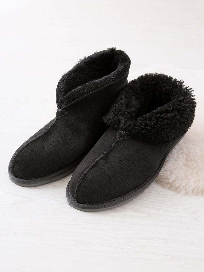 Men's Sheepskin Bootee Slippers