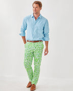 Mens Stuff Addison Shirt - Blue Peri X Resort White