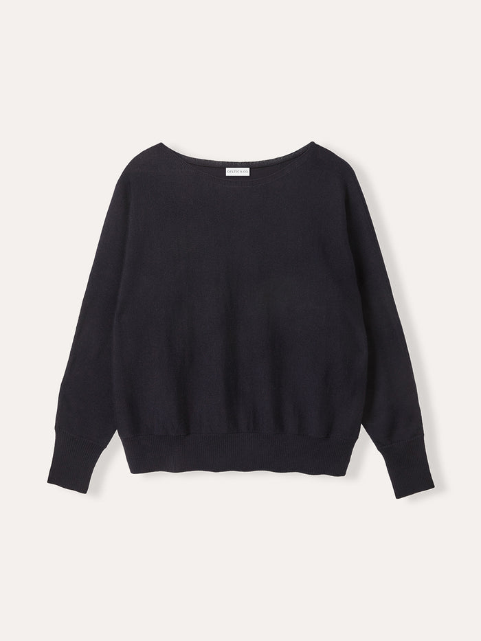 Merino Blend Fine Knit Dolman Jumper
