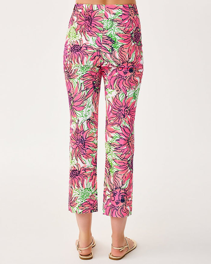 Lilly Pulitzer - Michelle Crop Pant - Coconut Shine Your Bright