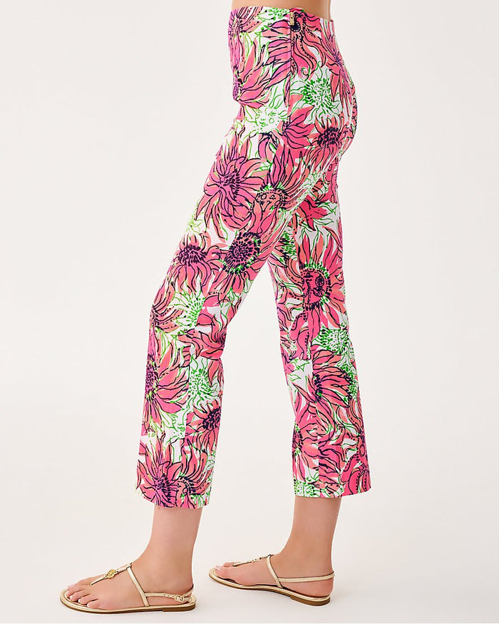 Lilly Pulitzer - Michelle Crop Pant - Coconut Shine Your Bright