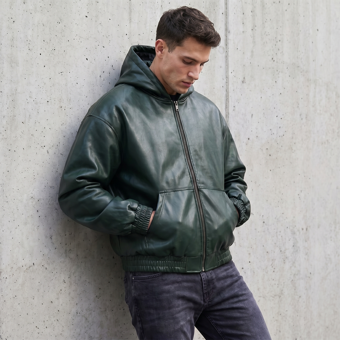 XS / Green / Leather