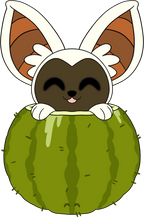 Momo Cactus Stickie (6in)
