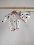 Monica + Andy Onesie & Hat Set (0-3M)