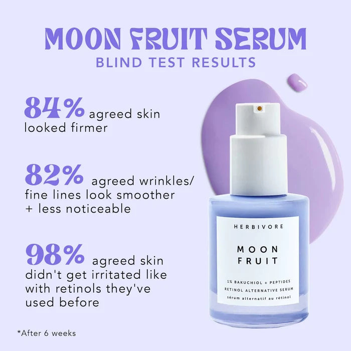 Moon Fruit 1% Bakuchiol + Peptides Retinol Alternative Serum Trial Size 5 ml