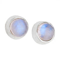 Moonstone Stud Earrings