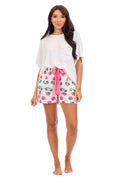 Mudpie- Pink Peony Pajama Shorts #81590020 *FINAL SALE*