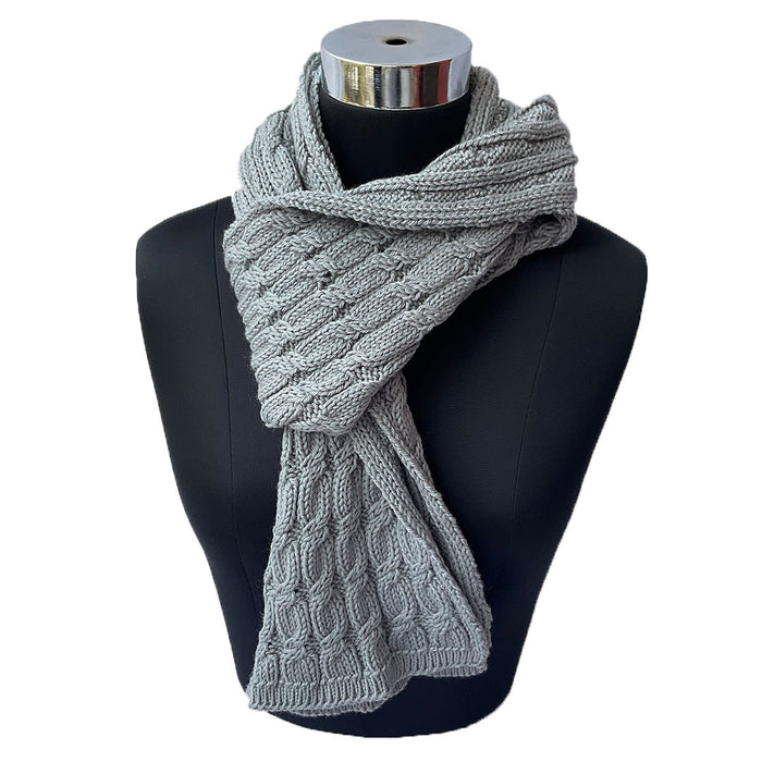 Mufflers & Neck Warmer | Ultimate Grey | 100% Premium Wool | For Women - Mojopanda Organic  Store