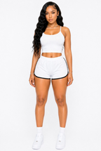 Must Be Summer – Cotton Stretch Dolphin Trim Shorts for Women