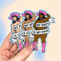 My Body Is My Own Sticker