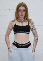 NAMED CLASSICS LOGO THONG BLACK