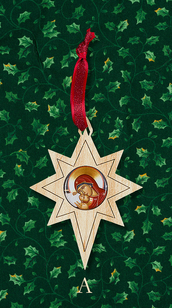 Nativity Star Ornament