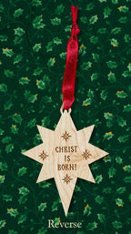 Nativity Star Ornament