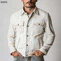 North Star Jacket White - Nappa Leather