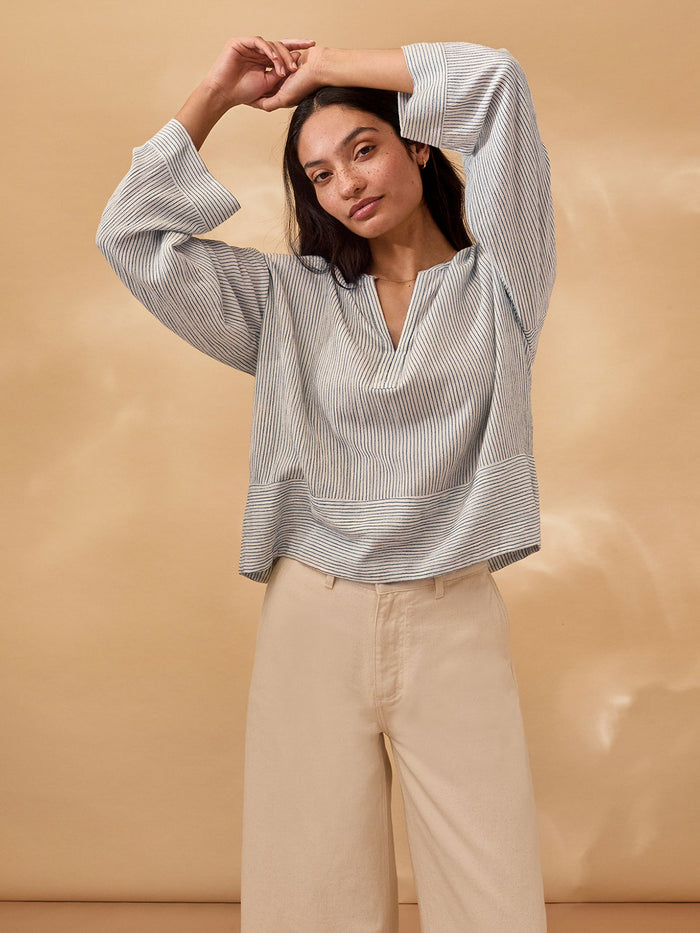 Notch Neck Swing Top