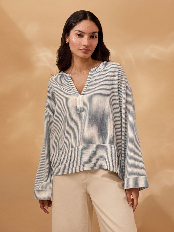Notch Neck Swing Top