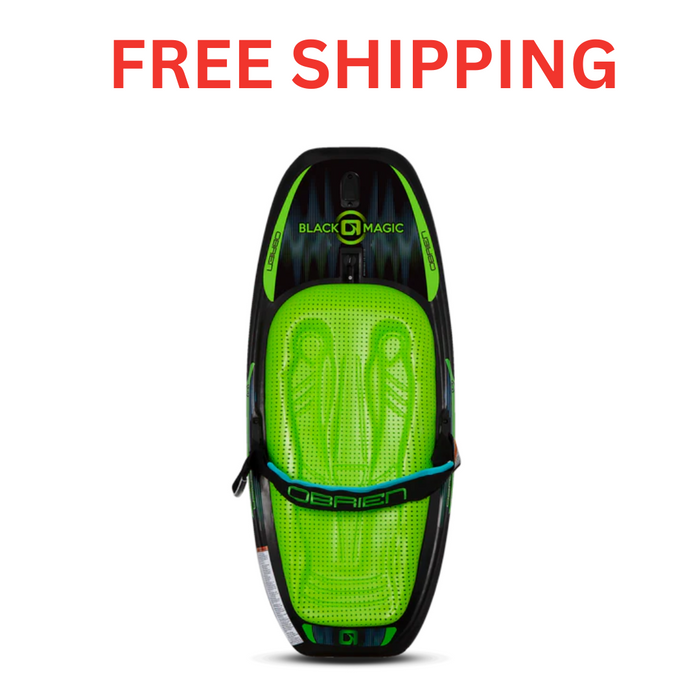 O'BRIEN BLACK MAGIC KNEEBOARD WITH FINS