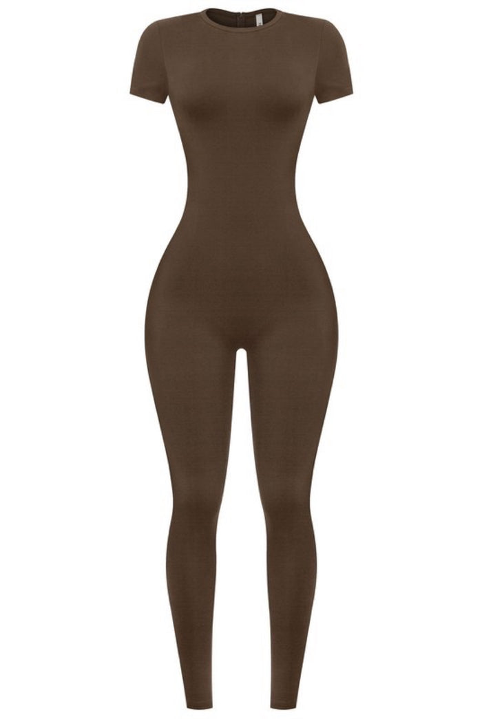 One Sided.....Short Sleeve Jumpsuit