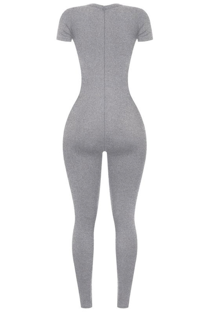 One Sided.....Short Sleeve Jumpsuit