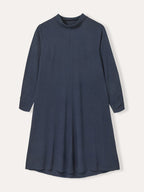 Organic Cotton Blend Roll Neck Swing Dress