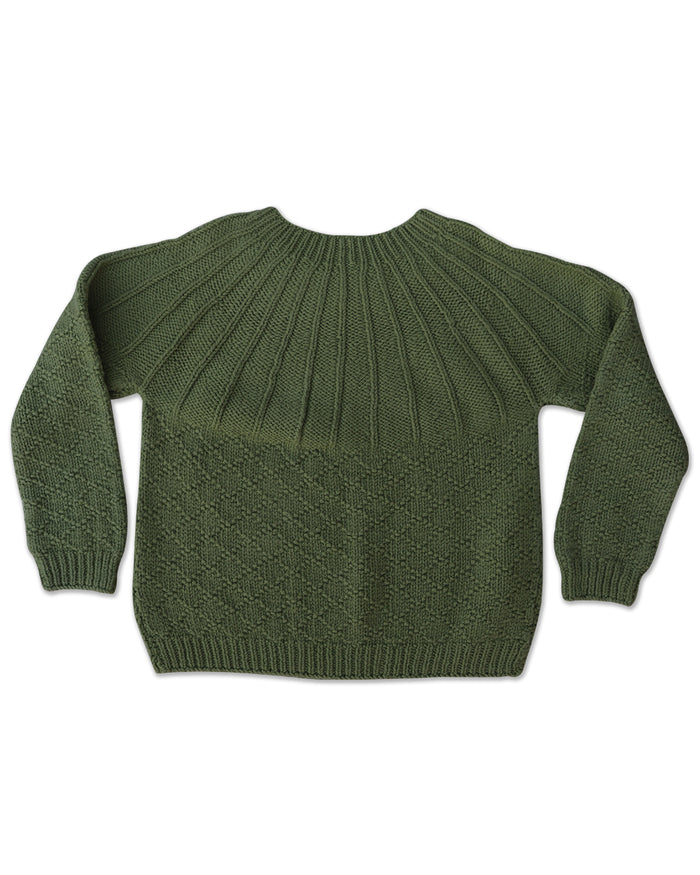 Organic Wool  |   Pullover - Mint - Mojopanda Organic  Store
