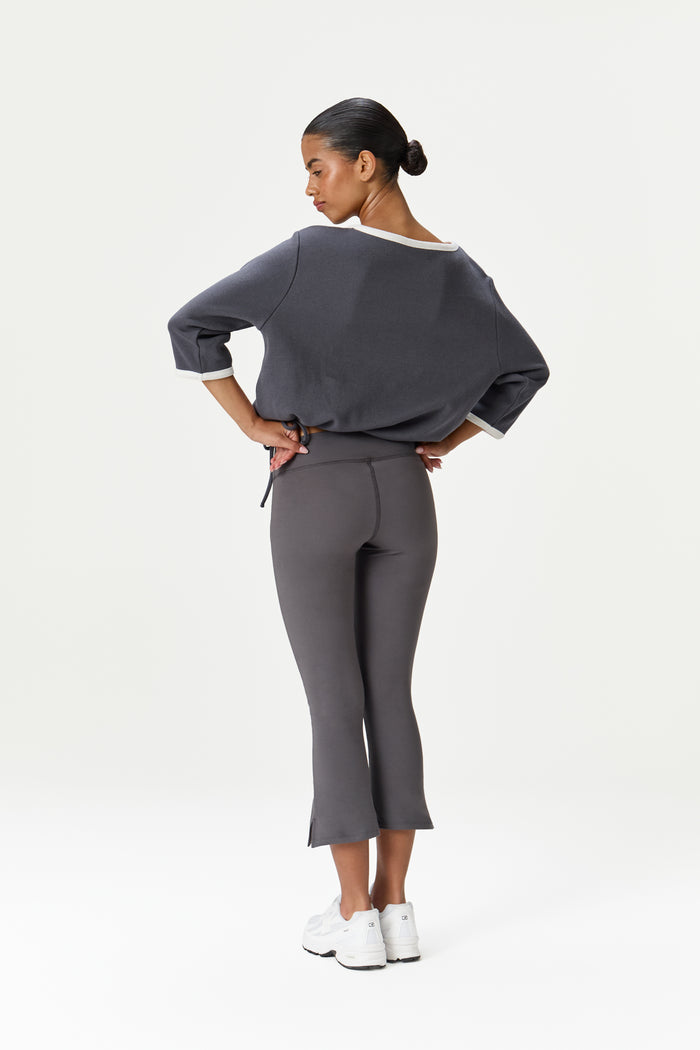 Model is 5'9" and wears a size S.