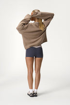 Parker Layered Knit Jumper in Beige