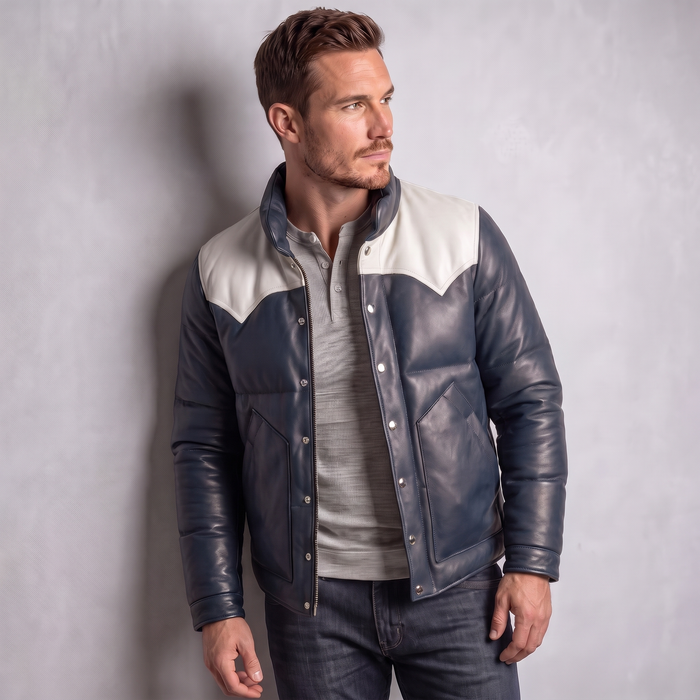 XS / Blue / Leather