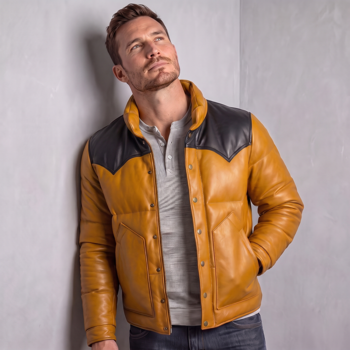 XS / Yellow / Leather