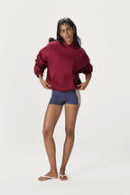 Petite Seekers Classic Hoodie in Burgundy