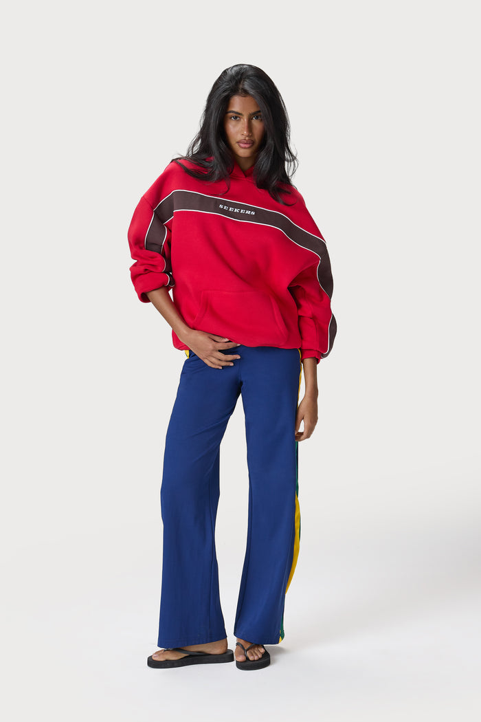 Petite Seekers Speedway Hoodie in Red