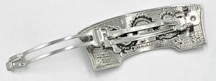 Pewter Barrette - Dragon